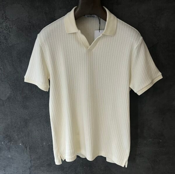 KNIT V-NECK POLO