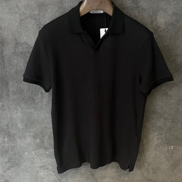 KNIT V-NECK POLO