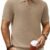 Knit V-Neck Polo Shirt