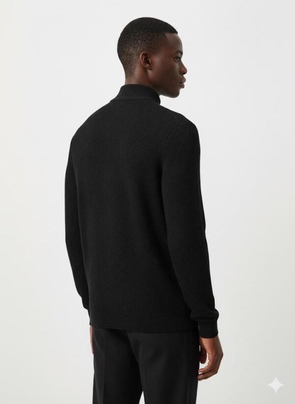 QUARTER-ZIP KNIT PULLOVER