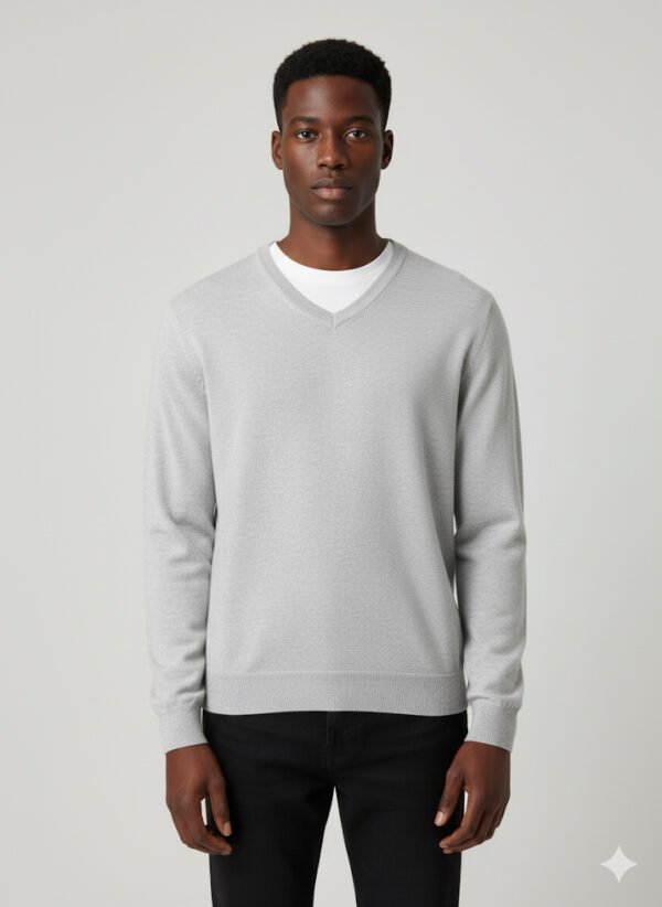 BASIC V-NECK PULLOVER