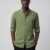 IMG_0169 OLIVE LINEN BOSS SHIRT