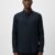 NAVY BLUE LINEN BOSS SHIRT