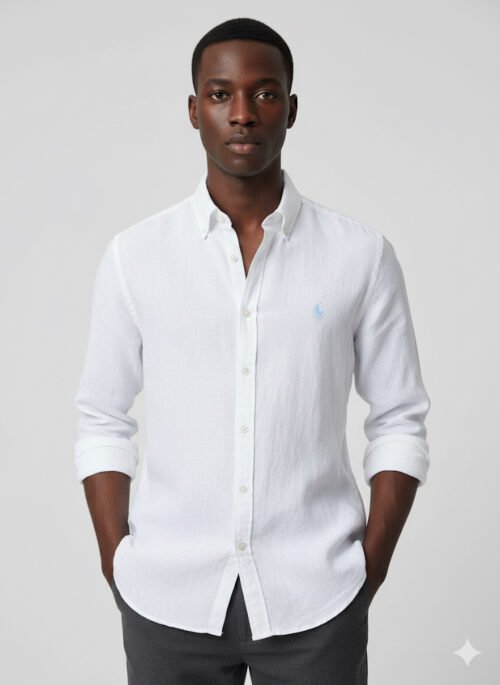 IMG_0195 LINEN POLO RALP LAUREN SHIRT