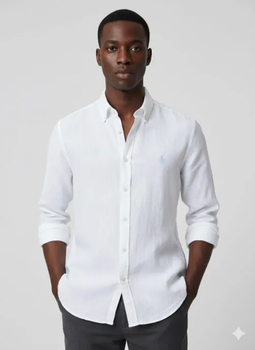 LINEN POLO RALP LAUREN SHIRT