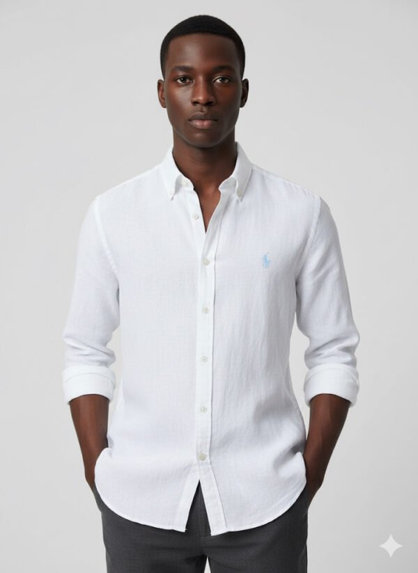 IMG_0195 LINEN POLO RALP LAUREN SHIRT