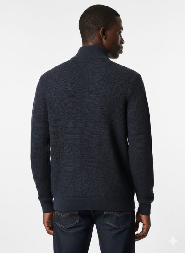 QUARTER-ZIP KNIT PULLOVER