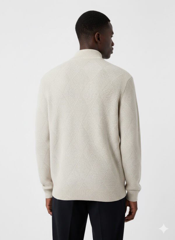 QUARTER-ZIP KNIT PULLOVER