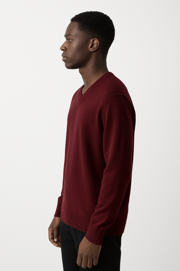 BASIC V-NECK PULLOVER