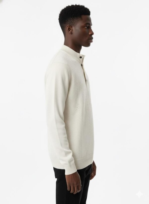 KNIT BUTTON-UP JUMPER