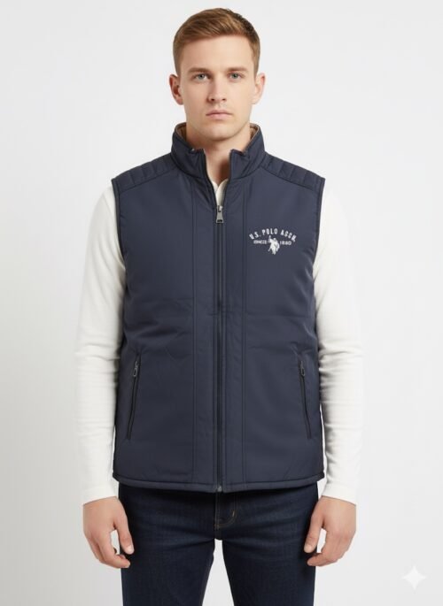 U.S. POLO. ASSN. VEST-DOUBLE FACE