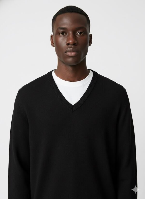 BASIC V-NECK PULLOVER