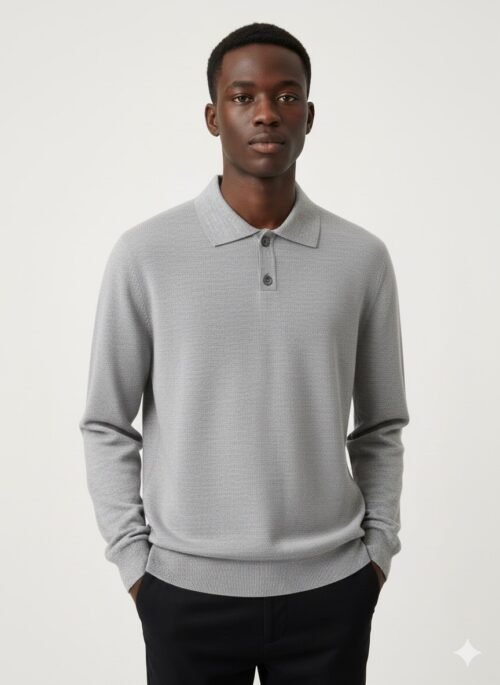 KNIT POLO SHIRT