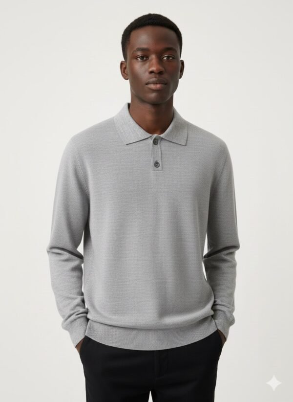 KNIT POLO SHIRT