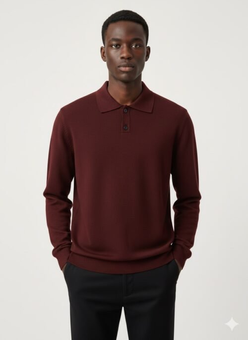 KNIT POLO SHIRT