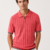 QUARTER ZIPPED KNIT POLO