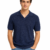 V-NECK KNITTED POLO SHIRT