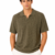 V-NECK KNITTED POLO SHIRT