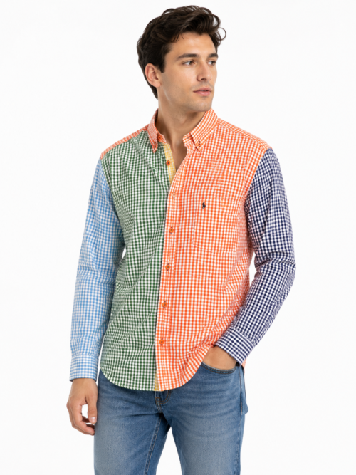 HUNT COTTON REGULAR FIT SHIRT