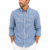 BLUE STRIPED LINEN-COTTON SHIRT