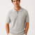 QUARTER ZIPPED KNIT POLO