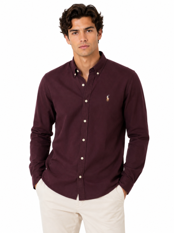 PISN3580 POLO RALPH LAUREN SLIM FIT OXFORD